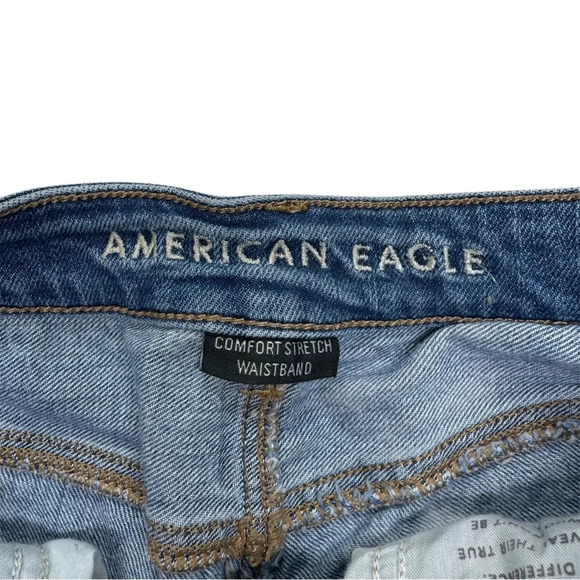 {AE American Eagle} "Mom Straight Jean" Cheeky Tapered Straight Leg Denim Jeans - Picture 5 of 8